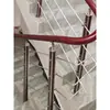 Corrimãos de Escada de Vidro de Luxo Leve Degraus Liga de Alumínio Montagem Lateral Tubo Quadrado Aço Inoxidável Mezanino Autoinstalado Colunas de Guarda-Corpo