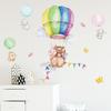 Novo FX7537 bonito coelho urso balão de ar quente jardim de infância jardim de infância guarda-roupa casa adesivos de parede decoração