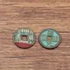 Venta al por mayor de fábrica de varias monedas antiguas de latón, Kaiyuan Tongbao, monedas Tianshi Shan Gui, monedas antiguas y accesorios para joyería del Dios de la Riqueza