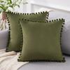 Almofada Decorativa Veludo Holandês Formato de Bola Nordic Light Luxury Sala de Estar Capa de Almofada para Sofá Almofada Lombar Cabeceira de Cama 45X45cm