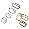 Fivela de Trava de Metal em Forma de D, 3,8 mm de Largura, 6 Seções, 20 mm de Diâmetro Interno, Em Estoque, Atacado, Fivela de Trava de Metal, Fivela de Ajuste de Três Posições com Fio de Ferro para Fita