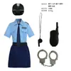Uniformes de Policía para Niños de Halloween, Disfraces de Performance, Disfraces para Fiestas de Disfraces, Disfraces de Cosplay para Escenario