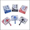 Lanke marcador negro Pluma de aceite Marca de gancho impermeable color rojo y azul Pluma express pluma de cabeza grande no se desvanece