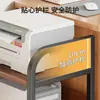 Estante para Impresora Hogareño de Pie Gabinete de Almacenamiento para Fotocopiadora Lateral de Escritorio Chasis Principal Extraíble Soporte