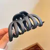 Pinza de tiburón grande coreana para el cabello, accesorio simple para recogido en la parte trasera de la cabeza, pinza de pelo de alta gama para mujer