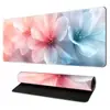 Alfombrilla de ratón antideslizante con estampado floral largo, superficie de tela resistente al desgaste y diseño antiarrugas, alfombrilla especial para escritorio de oficina, hogar y gaming