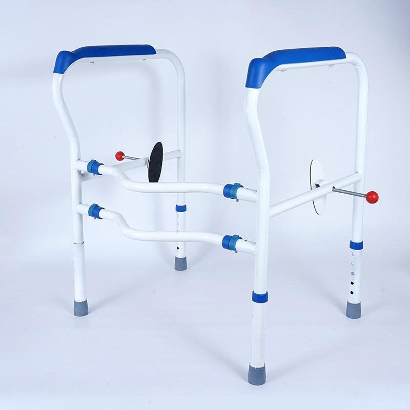 蓝白 防滑脚垫+双侧平夹具