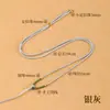 Cordón de collar tejido a mano por Lin, unisex, correa para el cuello ajustable, producto semiacabado, con colgante de brújula de los ocho tesoros