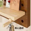 Tablero de Agujeros para Túnel de Viento Usado Caja Eléctrica de Medición Panel Decorativo Tapa de Caja de Distribución Caja para Cables de Red Gancho de Pared para Interruptor Gancho de Madera Maciza
