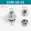 Adaptador hidráulico acero 45# Yonghua cono de 24 grados férula sello ED fitting para manguera 1CB 1CM 1DB 1DM