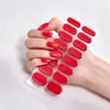 Pegatinas para Uñas con Purpurina de Color Sólido Sin Hornear Removibles Pegatinas para Uñas con Pegamento de Gelatina Suministro Directo de Fábrica Origen Seguras para Mujeres Embarazadas