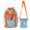 Nueva bolsa de juguetes para niños, bolsa de almacenamiento de conchas, bolsa de playa de viaje, bolsa de playa con perspectiva hueca, bolso de hombro