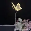 Iluminação Paisagística Dinâmica de Borboletas para Exterior Luzes Decorativas para Festas, Natal, Casamentos e Marcadores de Caminho de Borboletas Luminosos