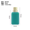 Botellas de Perfume Personalizadas con Acabado Flocado 50ml Botellas de Perfume Botellas Vacías Botellas de Vidrio Transparentes para Perfume Botellas con Atomizador Recargables Venta al por Mayor
