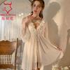 Meiliiko Sexy Escote Profundo Pura Pasión Falda Corta Corte Fluido Encaje Tirantes Espalda Descubierta Encaje Sexy Camisón 2258