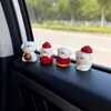 Decoración de Coche de Cachorro de Fresa, Adorno Lindo para Salpicadero de Coche, Decoración Interior de Alto Aspecto Estilo Sanador
