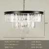 Lámpara de Araña de Lujo Ligero Shangmeili Lámpara de Cristal Postmoderna Sala de Estar Iluminación Sencilla para Comedor Lámpara de Dormitorio Villa Lámpara Grande para Uso Doméstico