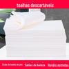 Toalha Descartável Toalha de Pedicure Celulose de Madeira Toalha de Pé Lisa Não Tecida Toalha de Pé Loja de Pedicure Loja de Beleza Atacado