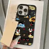 Funda de Teléfono de Cuero con Textura de Pingüino Lindo para Pantalla Completa para iPhone 18 Pro Max, Compatible con Modelos 17/16/15 con Recortes Grandes