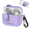 Nuevo Modelo Adecuado para AirPods Pro3 Funda Protectora Carcasa para Auriculares Bluetooth Patrón de Cuero Soporte con Cierre Carcasa para Apple Pro2 Generación
