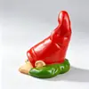Figuras de elfos e gnomos em estilo de desenho animado transfronteiriças, decorações de resina de anões em estilo de conto de fadas, artesanato para presente de feriado