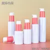 Frasco Vazio Personalizado de Plástico para Animal de Estimação 60-150ml para Loção Óleo de Limpeza Frasco com Bomba de Pressão para Maquiagem Produtos de Cuidados com a Pele Emulsão Aquosa