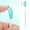 Cepillo de Silicona para Nariz Fabricante Cepillo para Puntos Negros de Nariz Palo Limpiador Facial de Doble Cara Limpiador Manual de Silicona para Nariz Cepillo para Nariz