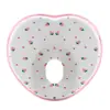 Almohada para Bebé con Forma de Corazón de Terciopelo Anti-Cabeza Excéntrica Espuma Viscoelástica de Rebote Lento Almohada de Espuma Viscoelástica para Dar Forma a la Cabeza de Recién Nacidos y Niños