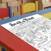 Póster para colorear de producto nuevo transfronterizo, libro de colorear de moda, libro de colorear simple y cómodo para aliviar el estrés, libro de dibujo para niños