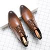 Botas Martin para Hombre de Moda de Cuero de Caña Alta Zapatos de Cuero Punta Afilada Estilo Británico Botines Cortos de Primavera Botas Chelsea de Estilista Transfronterizas
