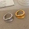 Luxo Leve, Simples, Versátil, Assimétrico, Anel Brilhante de Alta Qualidade, Design de Nicho, Joia de Mão da Moda Personalizada para Mulheres