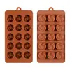 Formas de silicone para chocolate clássicas e populares, um conjunto de múltiplas formas para confeitaria caseira, formas para sobremesas francesas, atacado