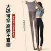 Leggings de cintura alta para otoño e invierno, alta elasticidad, ajustados, control de abdomen, realce de glúteos, sin costuras, adecuados para usar debajo de la ropa, talla grande, a prueba de frío, disponibles para venta al por mayor