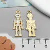 Halloween Transfronterizo Fantasma Peculiar Escoba Murciélago Sombrero de Mago Pulsera DIY Collar Llavero Colgante Pequeño