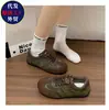 Estampado de Leopardo Retro Entrenamiento Alemán 2026 Otoño Nueva Llegada Más Vendido Versátil Super Calientes Suela Suave Deportivas Casuales Zapatos para Mujer