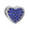 Panjia Nova Quente Diamante Azul Borboleta Amor Quadrado Diamante Salto Alto Miçangas DIY Pulseira Colar Acessórios Lote