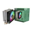 Atacado radiador de resfriamento a ar com dois tubos de calor ventilador silencioso para computador desktop CPU AMD fivela de overclocking Ice Sword V90