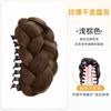 Peruca Cabeça de Bola para Mulheres com Tranças Twist Texturizadas, Prendedor de Cabeça Bud, Cabelo Artificial para Aumentar o Volume do Cabelo, Bolsa de Peruca Coque Bud