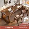 Mesa de Computador Quarto Casa Mesa Bancada Pernas de Madeira Maciça Adulto DIY Mesa Feita à Mão Mesa Feita à Mão Bancada Longa