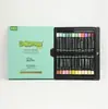 Dankerin Segunda Geração Bastão de Óleo para Pintura de Cor Intensa Pastel Oleoso Bastão Colorido Lavável Monocromático Branco Lápis de Cor 24/36 Cores