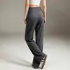 Pantalones de pierna ancha para yoga de camino al trabajo para mujer, cintura alta, control de abdomen, moldeadores, adelgazantes, suaves, amigables con la piel, para deportes al aire libre, pantalones de pierna recta para mujer