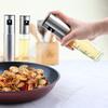 Frasco Spray para Churrasco Doméstico Tipo Push Atomizado Frasco Spray Frasco de Azeite Cozinha Aço Inoxidável Espessado Frasco de Vidro para Óleo