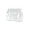 Bolsa Transparente de PVC con Cremallera Tridimensional Personalizada, Bolsa de Empaque Auto-sellante Mate de Eva, Bolsa Impermeable de Almacenamiento para Viajes para Cosméticos y Artículos de Tocador