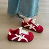 Mocassins personalizados de alta costura estilo coreano com estampa de leopardo para mulheres, novos tênis casuais versáteis super estilosos do outono de 2026