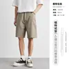 Shorts de Mezclilla Suave Lavados de Corte Holgado de Moda para Hombre Verano 2025 Shorts Casuales Retro de Longitud Media