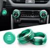 Adecuado para 20-23 Toyota Rongfang RV4 perilla de aire acondicionado anillo brillante Weilanda anillo de moldura interior cubierta de anillo de arranque