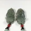 Bienes genuinos al por mayor jade Hetian natural material Qinghai colgante de jade fajín de cintura todo alrededor de jade lucky hombres y mujeres colgante de jade