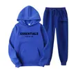 Conjunto de Sudadera con Capucha para Hombre y Mujer Otoño e Invierno 230g Peso Pesado Estampado de Letras
