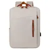 Mochila executiva personalizada com logo e texto, mochila dupla expansível de alta qualidade para homens, mochila escolar para estudantes, casual