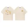 Camisetas de Verano a Juego para Pareja [Algodón Puro Peinado] Nuevo Estilo 2026 Súper Populares Camisetas de Manga Corta de Oso de Mantequilla para Mujer